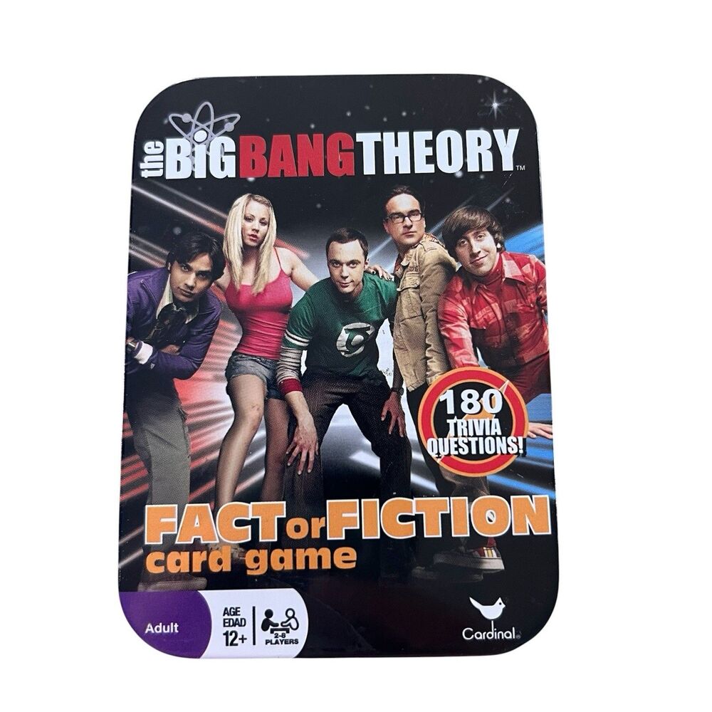 THE BIG BANG THEORY FACT OR FICTION CARD GAME FACTORY SEALED CARDS
